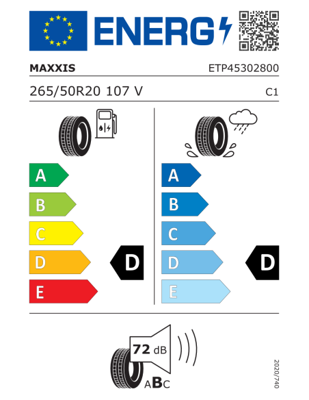 Maxxis HP-M3 - 265/50 R20 107V