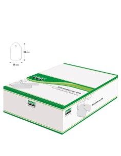 Etichette in cartoncino con filo Lebez - colore bianco 2