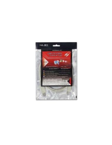 CAVO USB 2.0 3MT. M/M A/B