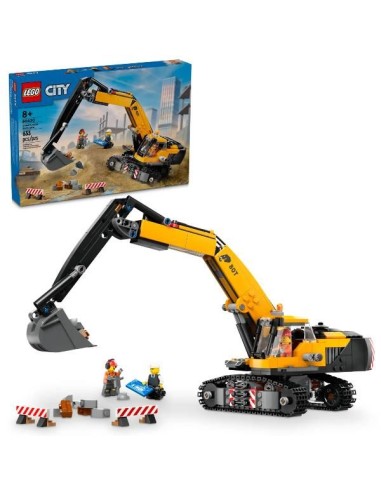 ESCAVATORE DA CANTIERE GIALLO