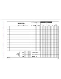 CF10BLOCCO PRIMA NOTA CASSA 50X2RIC