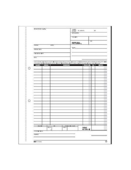 CF10BLOCCO PRIMA NOTA CASSA 50X2RIC