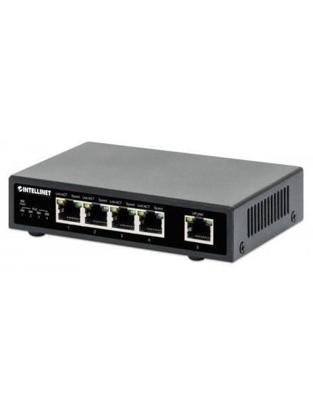 Ethernet Switch Gigabit PoE+ 5 porte