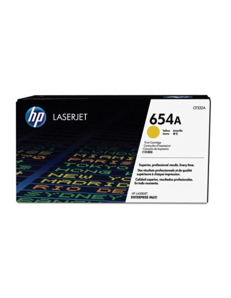 654A YELLOW ORIGINAL  TONER CF332A