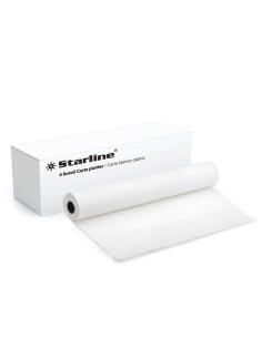 Carta plotter - stampa inkjet - 914 mm x 50 mt - 90 gr - opaca - bianco - Starline