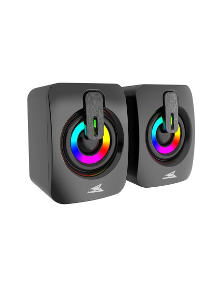 Set Speaker 3.5mm Stereo USB con LED, SEASHELL
