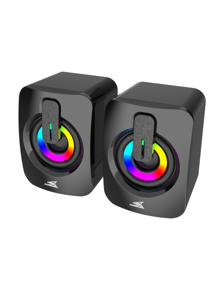 Set Speaker 3.5mm Stereo USB con LED, SEASHELL