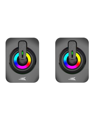 Set Speaker 3.5mm Stereo USB con LED, SEASHELL