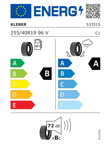 Kleber Dynaxer HP 5 - 255/40 R19 96V