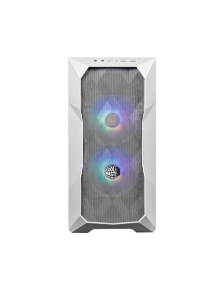 COOLER MASTER CASE MASTERBOX TD300 MESH WHITE ARGB, SIDE-PANEL, MID-TOWER, MICRO-ATX MINI-ITX
