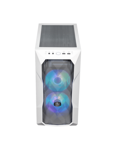 COOLER MASTER CASE MASTERBOX TD300 MESH WHITE ARGB, SIDE-PANEL, MID-TOWER, MICRO-ATX MINI-ITX
