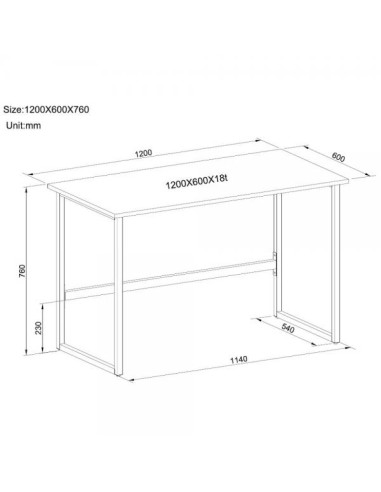 Scrivania per Computer dal Design Moderno per Casa e Ufficio Bianco