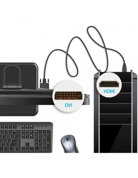 Cavo Video da HDMI™ a DVI-D  M/M 1 m