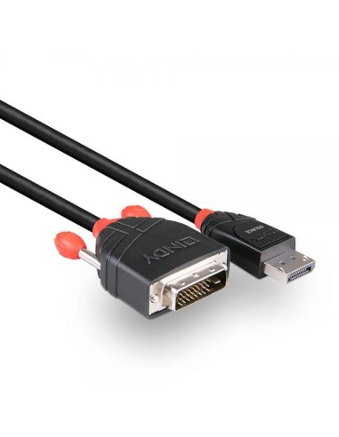 LINDY CAVO DISPLAYPORT/DVI-D, M/M, 2MT