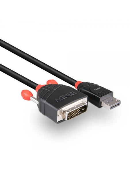 LINDY CAVO DISPLAYPORT/DVI-D, M/M, 2MT