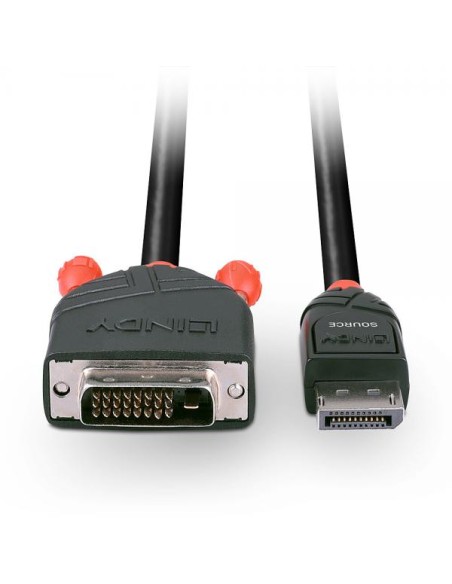 LINDY CAVO DISPLAYPORT/DVI-D, M/M, 2MT