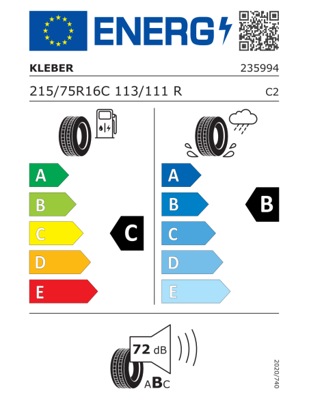 Kleber Transpro - 215/75 R16C 113/111R