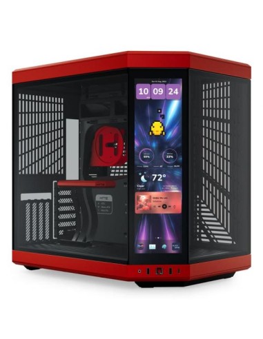 HYTE Y70 Touch Infinite Black Cherry - Rosso/Nero