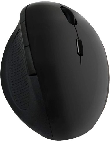 Mouse Ottico Ergonomico Wireless 1600 Dpi Nero