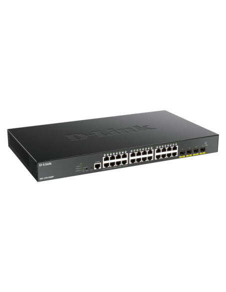 D-LINK SWITCH 24 PORTE GIGABIT POE SMART MANAGED