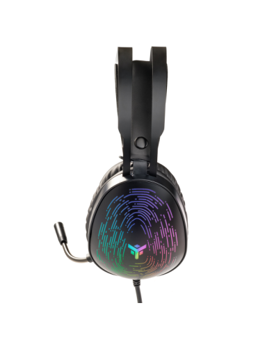 CUFFIA ITEK GAMING "H420" 7.1 VIRTUAL, 7 2COLORI LED,2x3, MICROFONO,CONTROLLO VOLUME, 2x3MM E USB CON ADATTATORE - ITHGH420