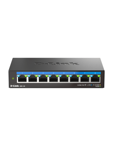 D-LINK SWITCH MULTI-GIGABIT DESKTOP A 8 PORTE DA 2.5 G