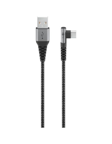 Cavo USB-C™ Maschio Angolato a USB-A Dritto 2m