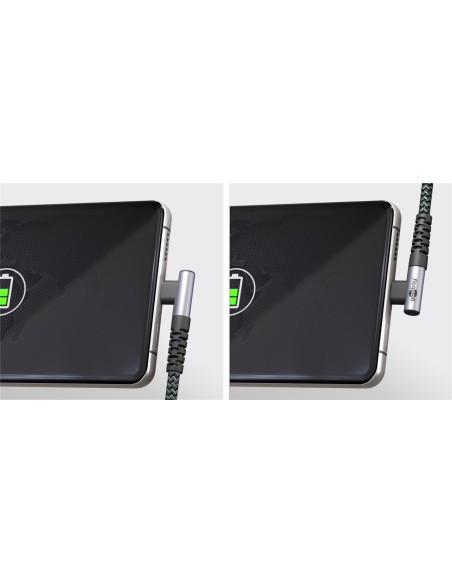 Cavo USB-C™ Maschio Angolato a USB-A Dritto 2m
