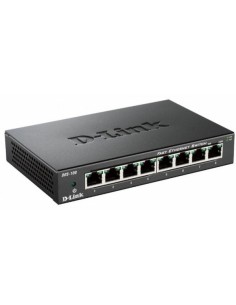 D-LINK SWITCH 8 PORTE 10/100 CASE METALLICO