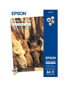 Epson - Matte Paper Heavy Weight - A4 - 50 Fogli - C13S041256