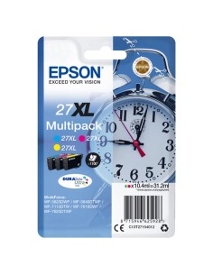 Epson - Confezione Cartuccia ink - 27XL - C/M/Y - C13T27154022 - 10,4ml cad