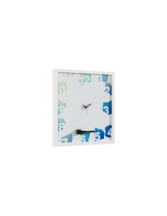 LAVAGNA CON OROLOGIO MAGNET. 40X40 2
