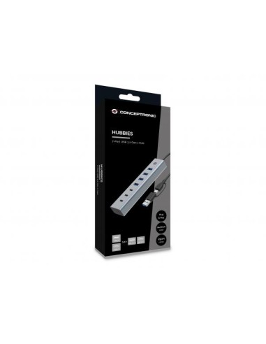 7-PORT USB 3.0 HUB 5GBPS USB-C X 3