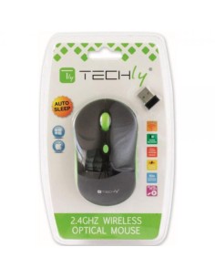 Mouse Ottico Wireless 1600 Dpi Nero/Verde 2