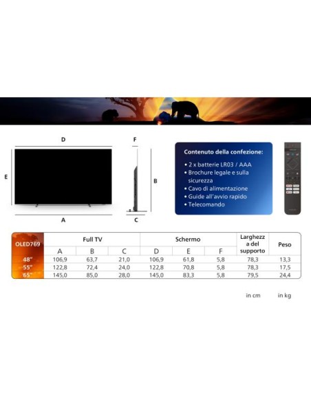 55 OLED UHD 4K TV SMART AMBILIGHT