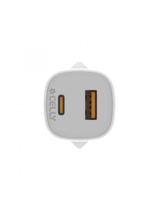 UP TC 1 USB 1 USB-C 25W WH 2