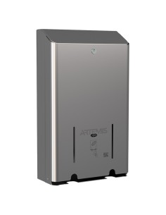 Dispenser assorbenti Artemis - 2 colonne - acciaio - inox lucido - Mar Plast