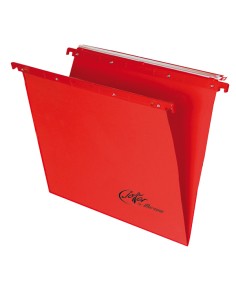 Cartella sospesa Joker - cassetto - interasse 39 cm - fondo V - 37 x 25 cm - rosso - Bertesi