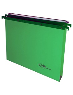Cartella sospesa Joker - cassetto - interasse 39 cm - fondo U  - 37 x 25 cm - verde - Bertesi
