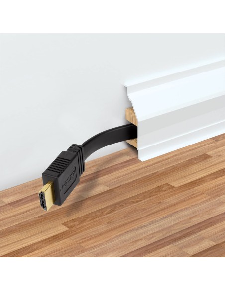 Cavo HDMI High Speed With Ethernet Piatto 10m nero
