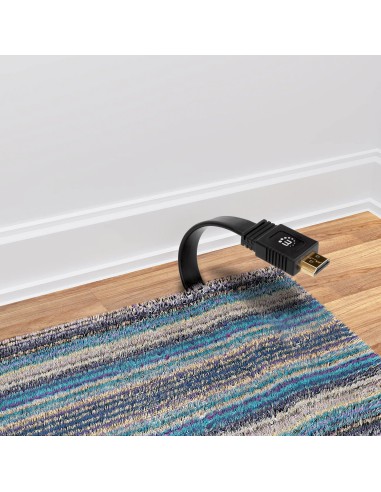 Cavo HDMI High Speed With Ethernet Piatto 10m nero