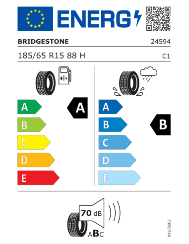 Bridgestone Ecopia EP150 - 185/65 R15 88H