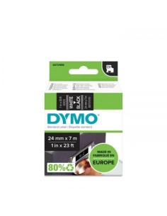 NASTRO D1 24MMX7M BIANCO/NERO 2