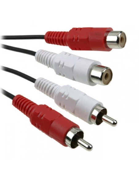 Cavo Prolunga M/F 2xRCA 1,5mt