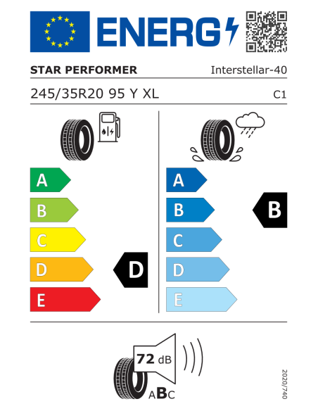 Star Performer Interstellar - 245/35 R20 95Y XL