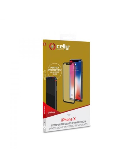 3D GLASS IPHONE XS/X WHITE