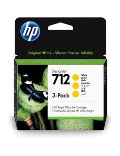 HP 712 3-PACK 29-ML YELLOW DESIGNJE