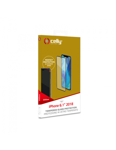 3D GLASS IPHONE XR BLACK