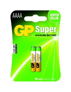 Blister 2 Batterie AAAA Micro Stilo GP Super
