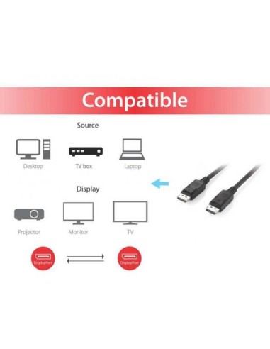 DISPLAY PORT  1.2 CABLE M/M 3 0M  B